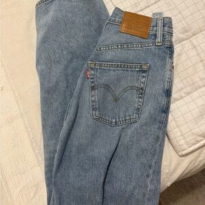 Levi's wide leg ribcage Jeans